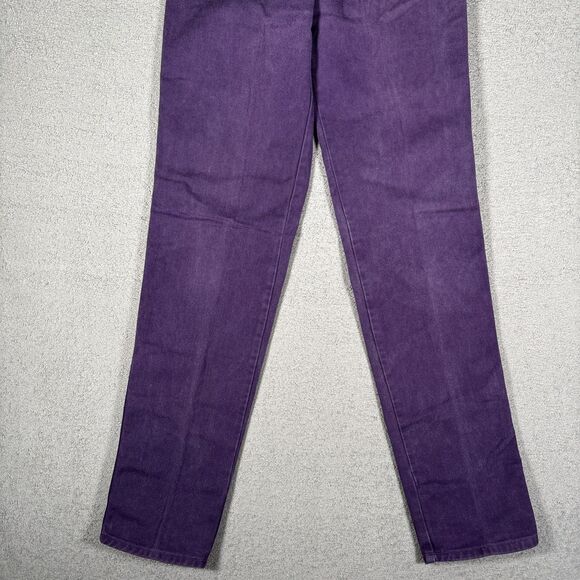 Vintage Rockies Rocky Mountain Jeans Western Bareback Purple Women Size 25WX35L - Picture 3 of 16